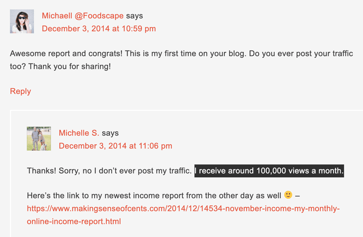 Making sense of cents december 2014 traffic