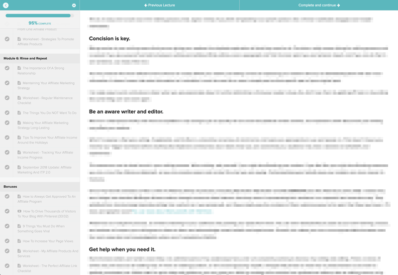 Making sense of affiliate marketing lesson text